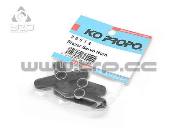 KO Propo Brazo de Servo Plastico/Metal Negro