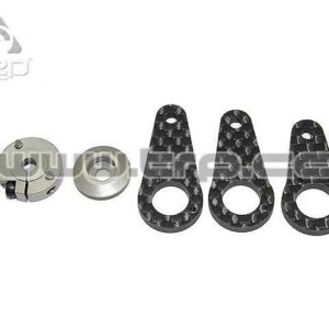 KO Propo Servo Horn en carbono y aluminio (3 medidas)